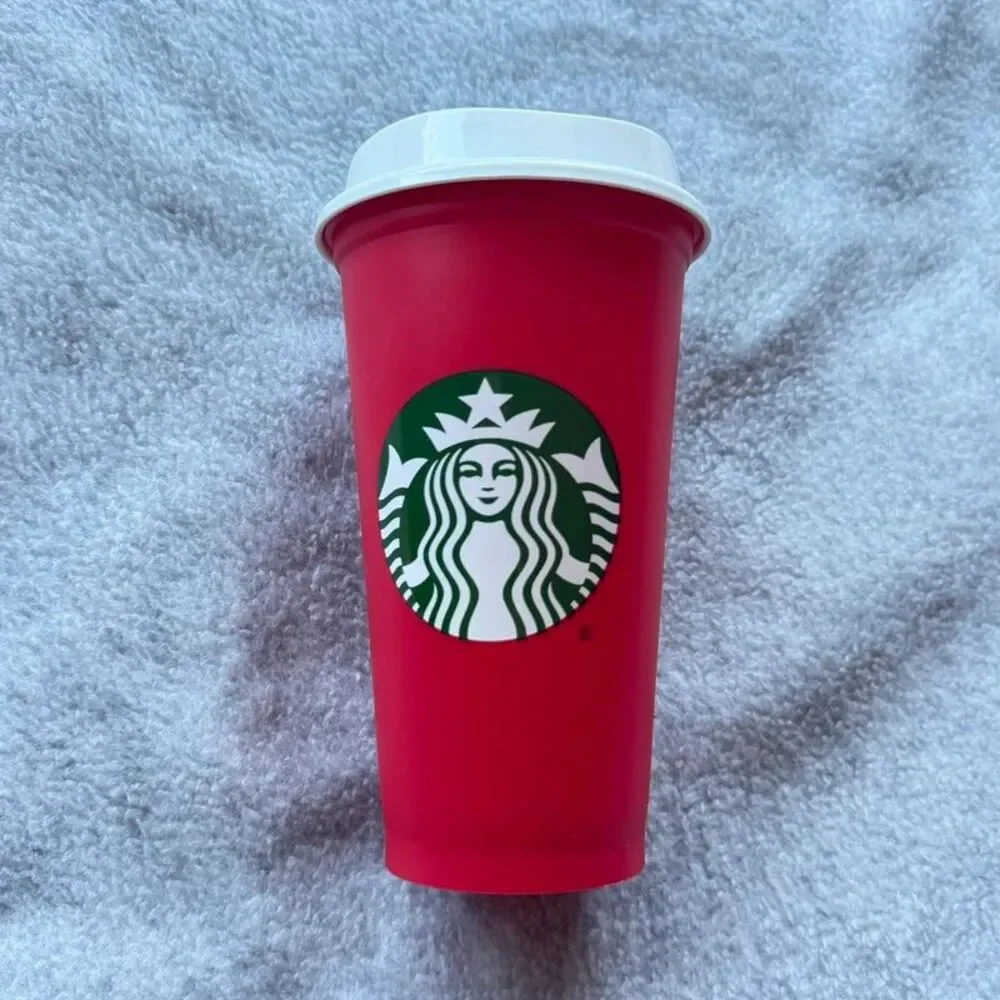 Starbucks Red Holiday 16oz reusable to go cup 2013